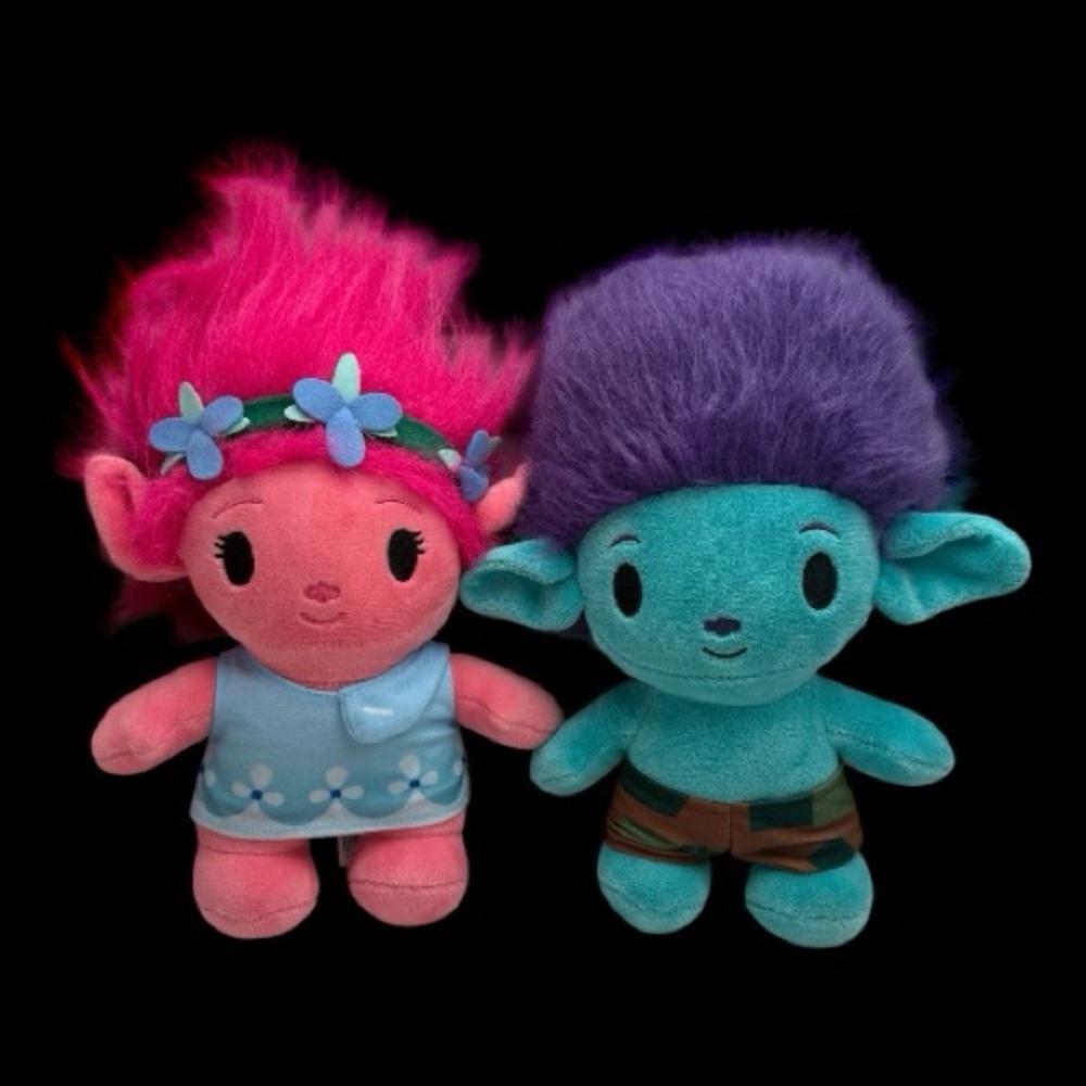Universal Studios Trolls Plush Dolls Poppy Cutie Branch Cutie